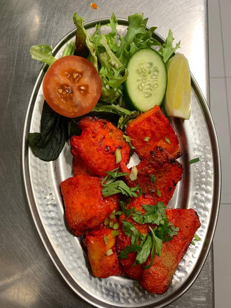 Chicken tikka from the tandoor