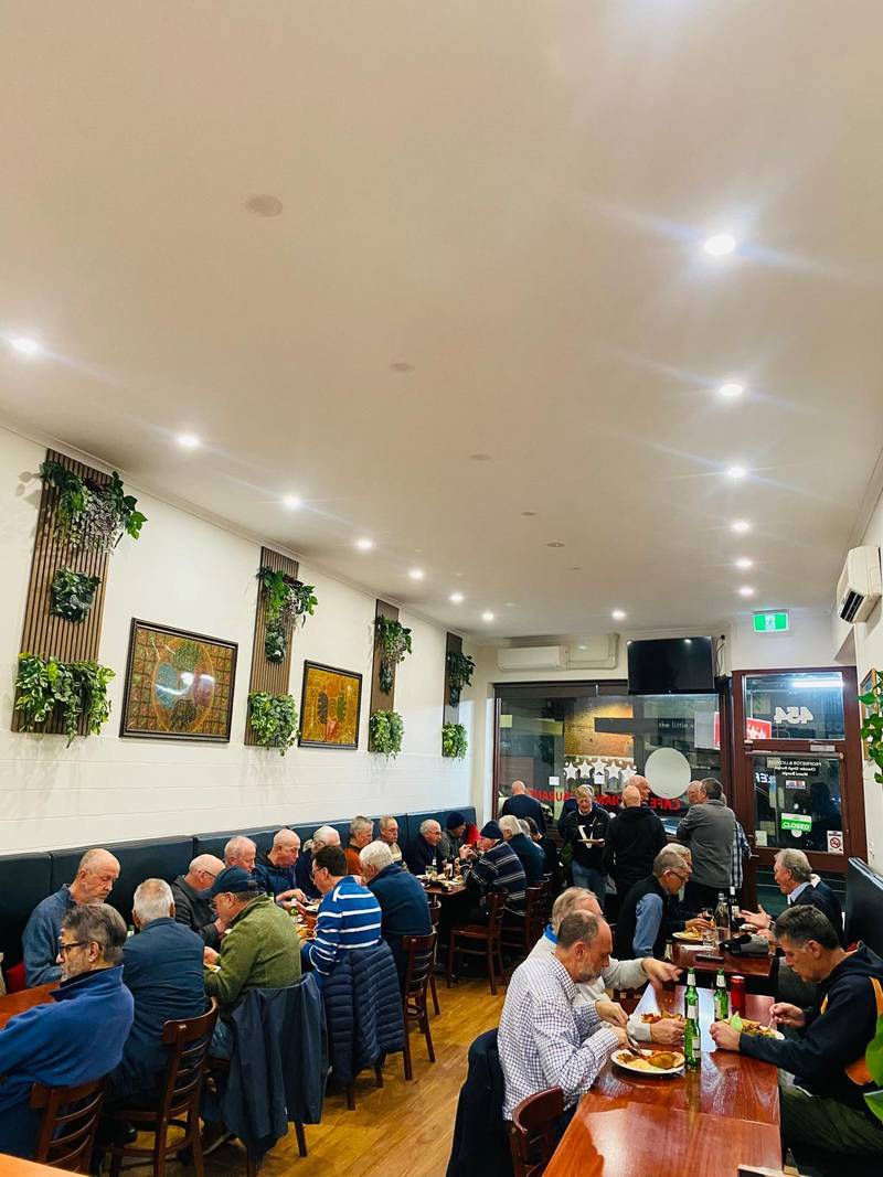 Group dinner in our dining room